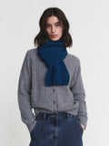 Premium wool knit scarf - View 6 | WEUXS