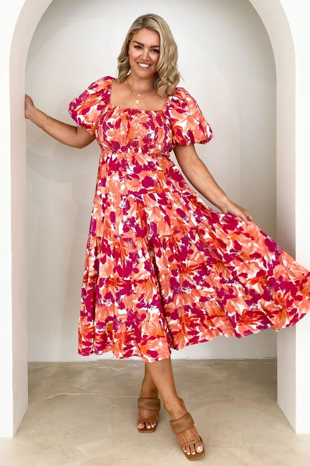 Flossy Midi Dress | Dress In Beauty