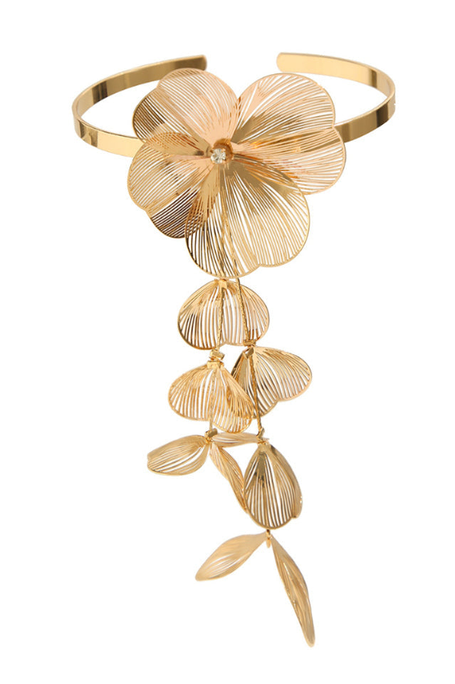 Floral Tassel Arm Cuff | Dress In Beauty