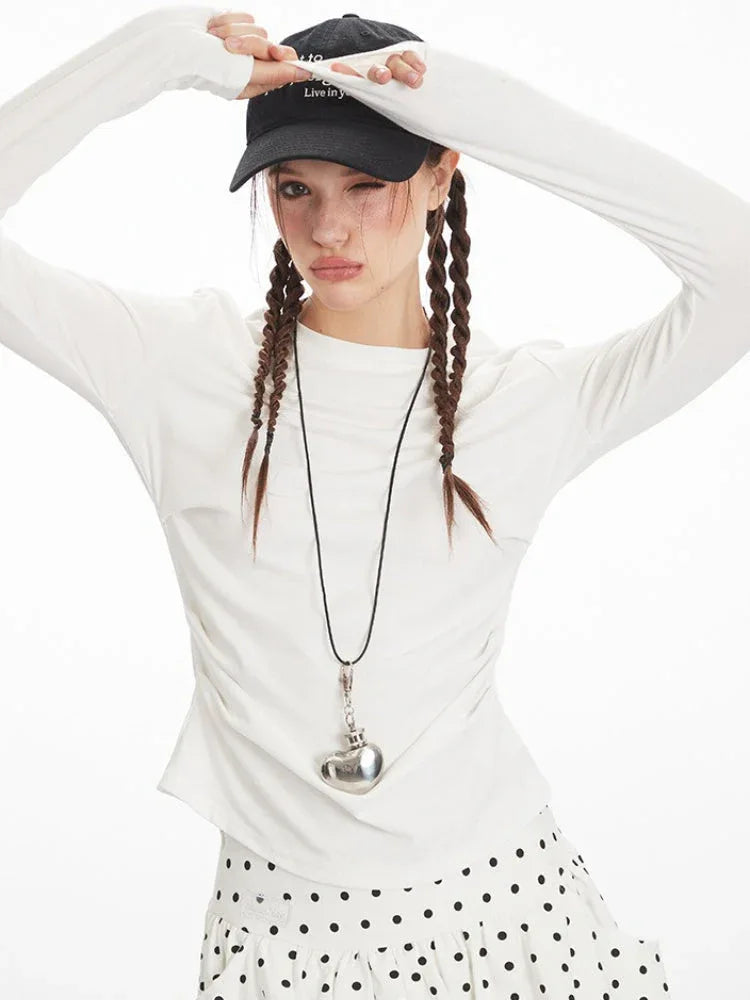 Slim Fit Long Sleeve Crewneck Tee - View 11 | WEUXS
