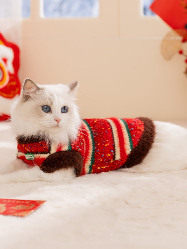 Striped pet sweater - View 7 | WEUXS