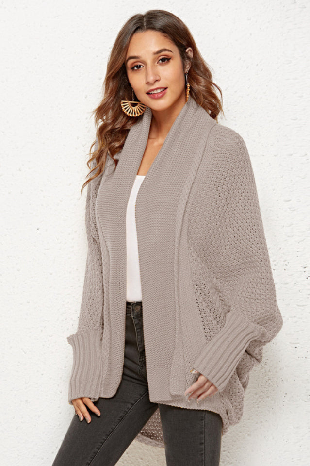Open Front Batwing Sleeve Cardigan | Dress In Beauty