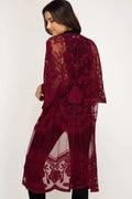 Hollow Out Lace Kimono Cover Up | Dress In Beauty