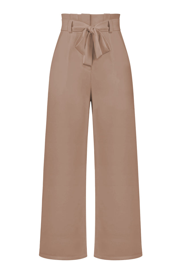 All-Matching Belted Wide-Leg Trouser | Dress In Beauty