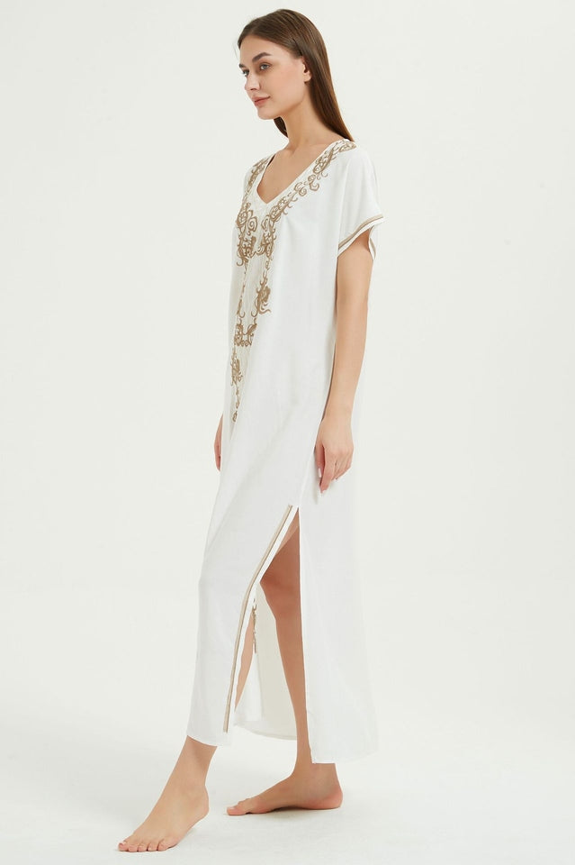 Boho Print Slit Dress | Dress In Beauty