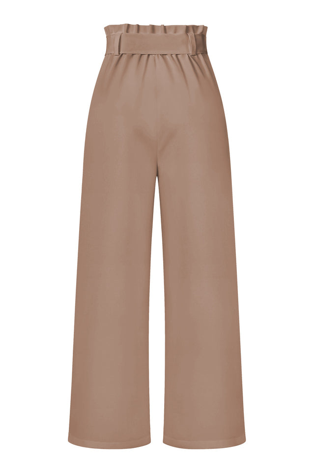 All-Matching Belted Wide-Leg Trouser | Dress In Beauty