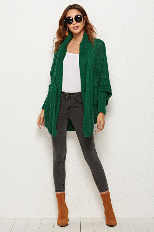 Open Front Batwing Sleeve Cardigan | Dress In Beauty