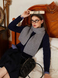 Premium Australian Wool Knit Scarf - View 6 | WEUXS