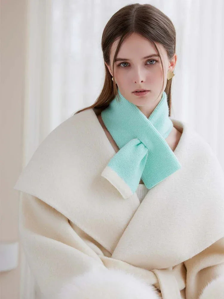 Knit Cross Scarf - View 12 | WEUXS