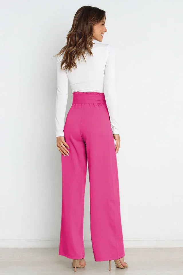 Belted Wide Leg Trousers Secondary image