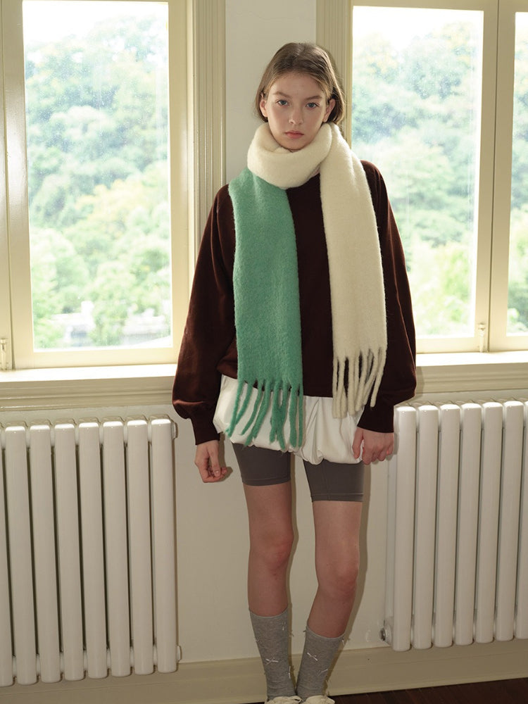 Ombre wool blend scarf - View 16 | WEUXS