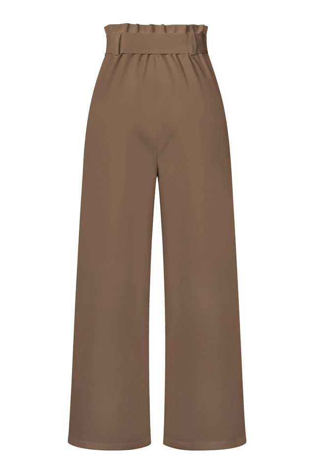 All-Matching Belted Wide-Leg Trouser | Dress In Beauty