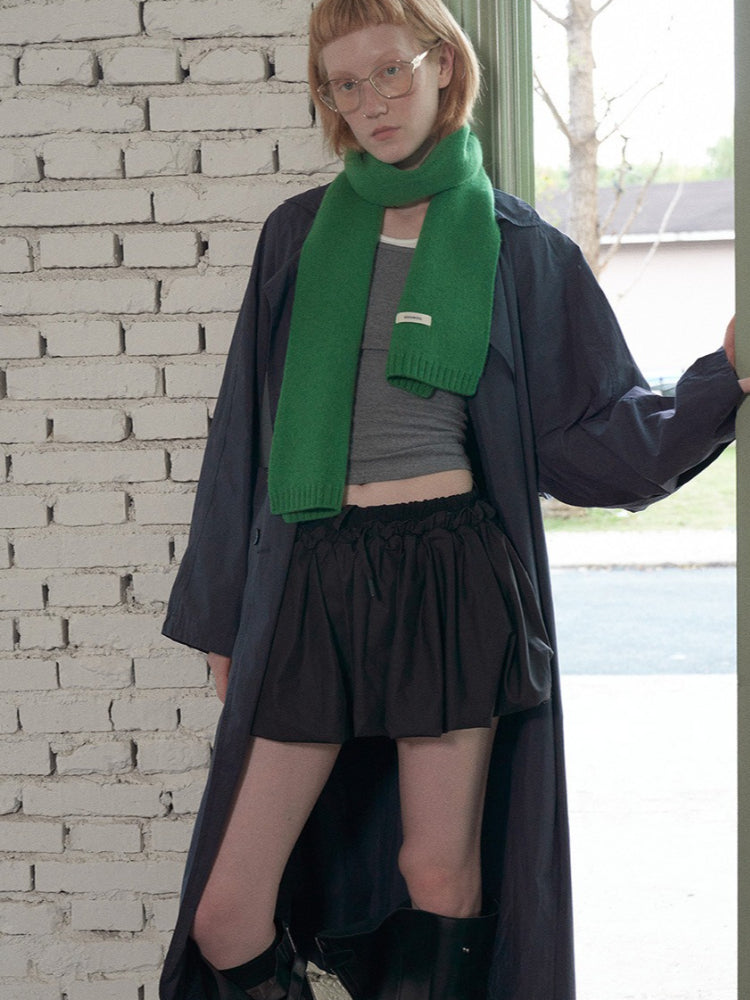 Premium wool knit scarf - View 9 | WEUXS