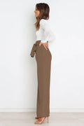 All-Matching Belted Wide-Leg Trouser | Dress In Beauty