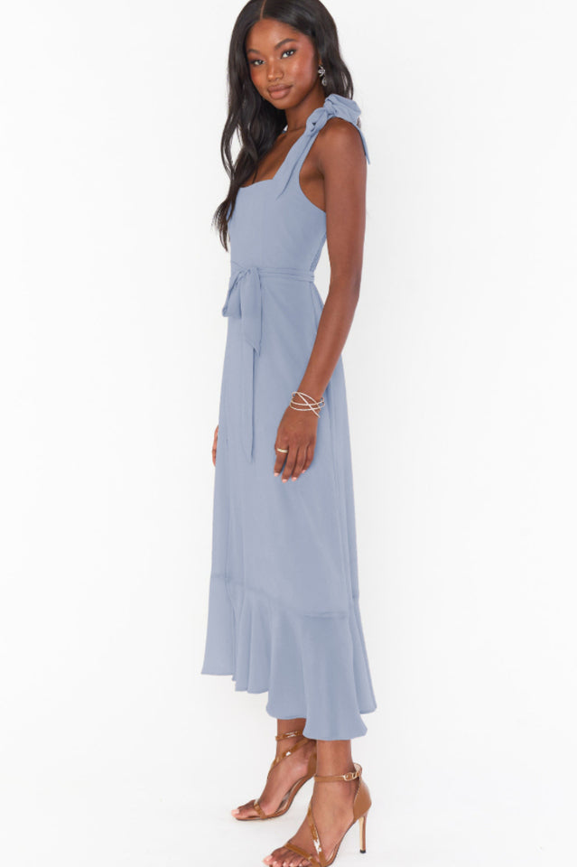 Tie Shoulder Boho Midi Dress | Dress In Beauty
