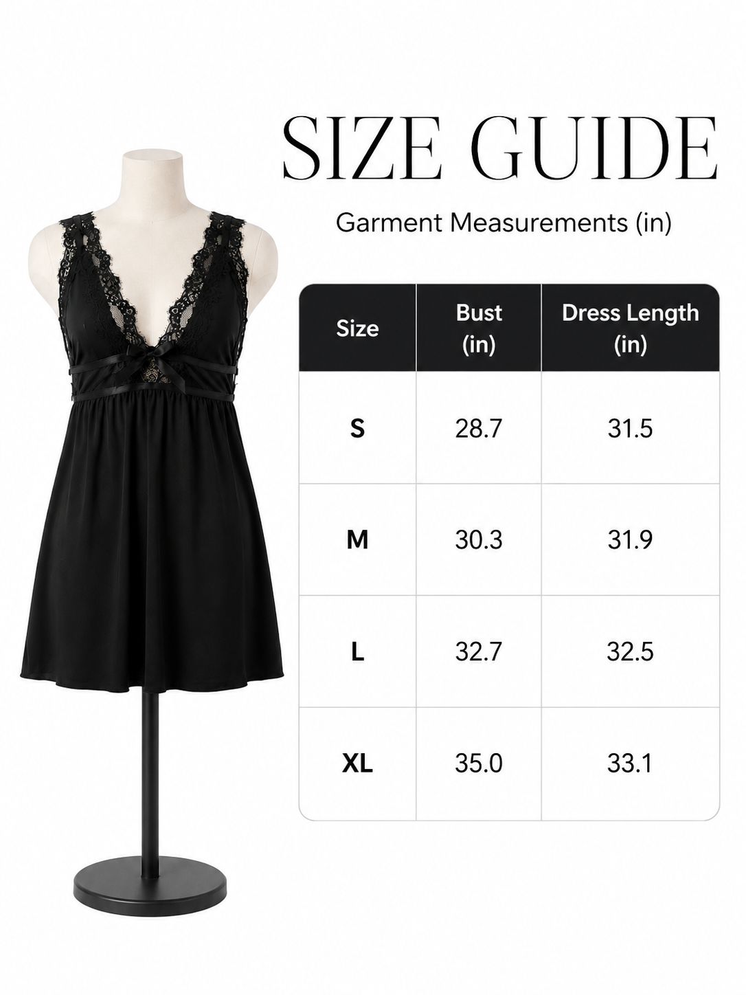 Satin Lace Trim Nightgown - View 8 | WEUXS