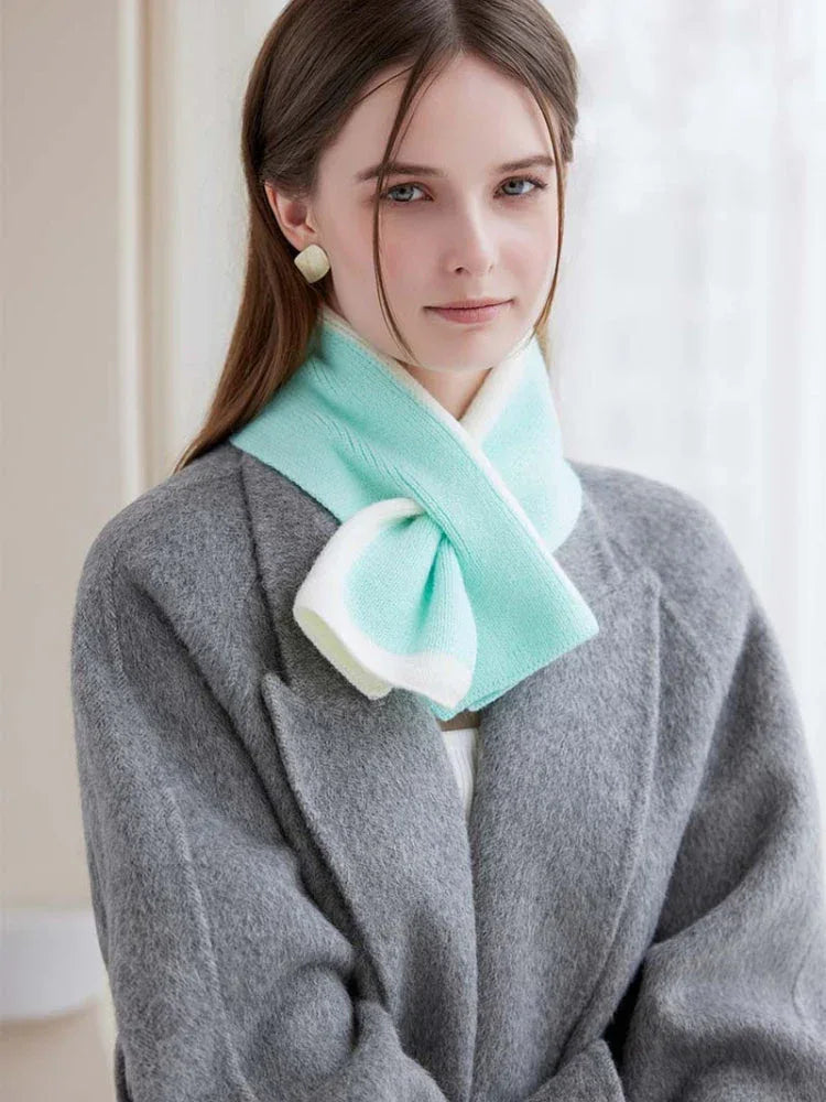 Knit Cross Scarf - View 7 | WEUXS