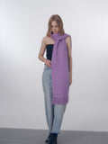 Soft Chunky Knit Oversized Scarf - View 12 | WEUXS