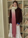 Ombre wool blend scarf - View 11 | WEUXS