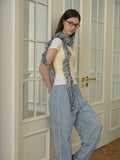 Spiral ruffle knit scarf - View 6 | WEUXS