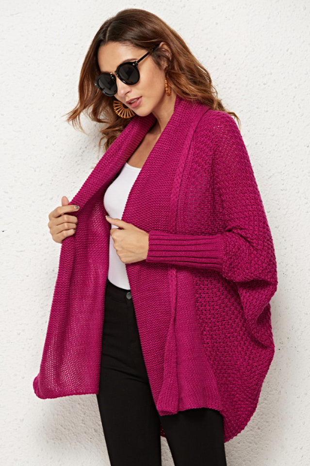 Open Front Batwing Sleeve Cardigan | Dress In Beauty