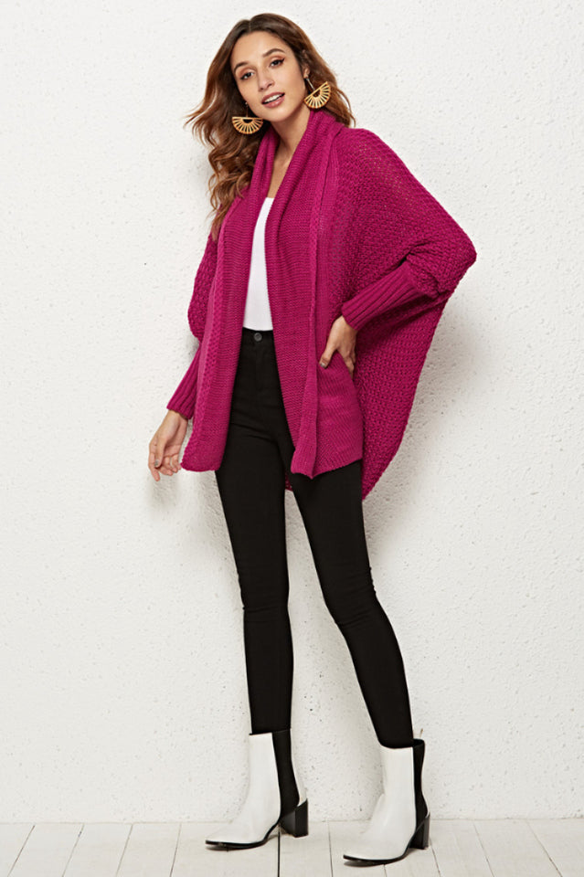 Open Front Batwing Sleeve Cardigan | Dress In Beauty