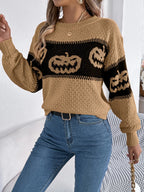 Festive Pumpkin Patch Knit Sweater - View 11 | WEUXS