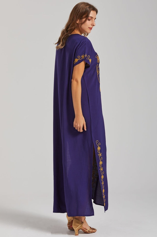 Boho Print Slit Dress | Dress In Beauty