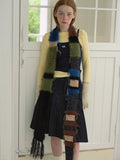 Mixed Texture Striped Long Scarf - View 6 | WEUXS
