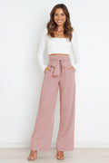 All-Matching Belted Wide-Leg Trouser | Dress In Beauty