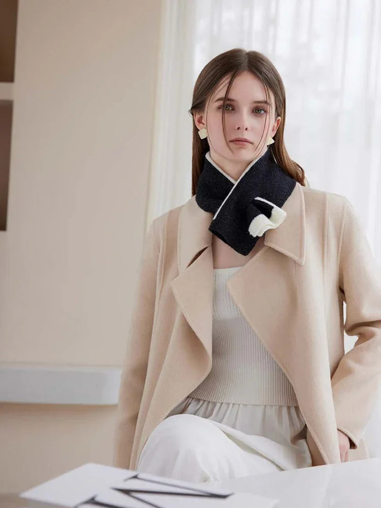 Knit Cross Scarf - View 28 | WEUXS