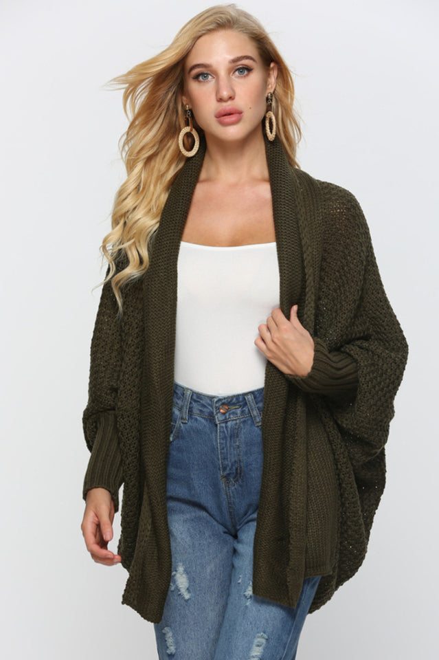 Open Front Batwing Sleeve Cardigan | Dress In Beauty