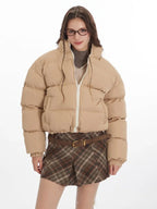 Reversible puffer and sherpa jacket - View 6 | WEUXS