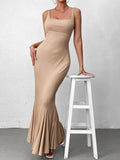 Maxi Ribbed Knit Dress - View 6 | WEUXS