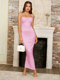 Maxi Cami Dress with Slit - View 15 | WEUXS