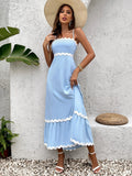 Fitted midi dress with scalloped trim - View 11 | WEUXS