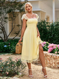 Lace Trim Satin Maxi Dress - View 11 | WEUXS