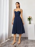 white sweetheart neckline midi dress - View 16 | WEUXS