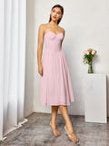 white sweetheart neckline midi dress - View 9 | WEUXS