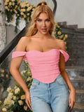 Structured Corset Top - View 9 | WEUXS
