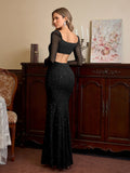 Sparkling Sequin Maxi Dress - View 8 | WEUXS