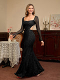 Sparkling Sequin Maxi Dress - View 9 | WEUXS