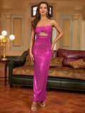Strapless Maxi Dress with Embellishments - View 6 | WEUXS