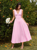 White Maxi V-Neck Button Front Dress - View 12 | WEUXS