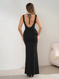 ruched waist maxi dress - View 8 | WEUXS