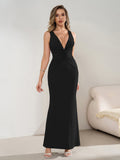 ruched waist maxi dress - View 7 | WEUXS