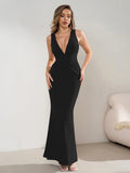 ruched waist maxi dress - View 10 | WEUXS