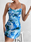 Floral print cami mini dress - View 6 | WEUXS