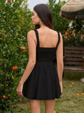 Plaid button cami dress - View 32 | WEUXS