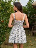 Gingham Print Fit and Flare Dress - View 26 | WEUXS